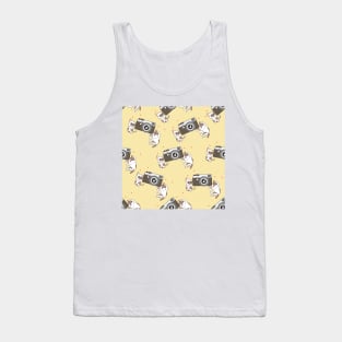 Cute Cats Pattern Camera Tank Top